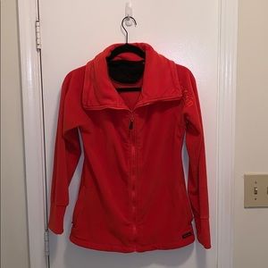 Pinkish red Calvin Klein fleece jacket